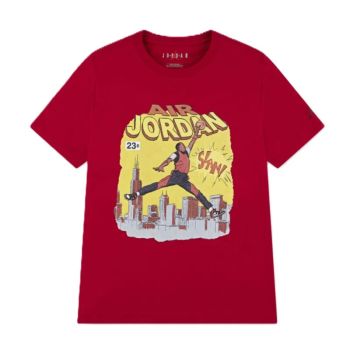 Camiseta Air Jordan Comic Slam Junior roja