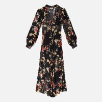 rixo trula floral-print crepe dress - 10