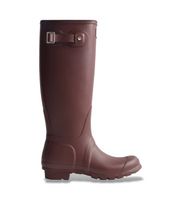 hunter para mujer wft1000rma botas de agua original tall wellington burdeos 41 plano ninguno casual granate pvc