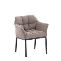 sillon de salon octavia en tela marron tierra 63x67x78 cm clp