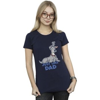 Disney Camiseta Lady And The Tramp Just Like Dad para mujer