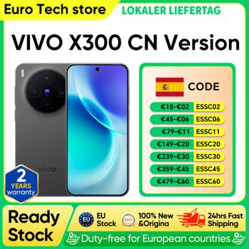 Teléfono Inteligente VIVO X300 5G, 6040 mAh, 90 W SuperVOOC, Pantalla AMOLED de 6.31” y 120 Hz, Cámara Triple Zeiss de 200 MP, Dimensity 9500
