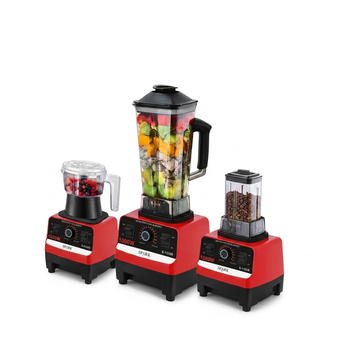 Licuadora Profesional 1000W – Capacidad 2L con Accesorios 3 en 1 (Picadora y Molinillo)