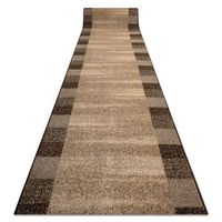 alfombra de pasillo karmel etna marco arena - tuerca 120cm 120x950 cm