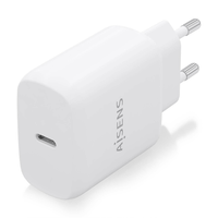 cargador aisens usb-c pd30 1 puerto 1xusb-c 25w blanco