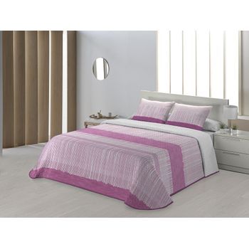 Colcha Bouti Modelo Bali Jvr 235x270 Para Cama 135 Cm.