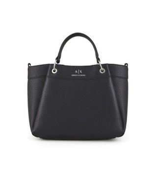 A|X Armani Exchange para mujer. 942911CC78300020 Bolso Shop negro (OSFA), Casual, Poliuretano