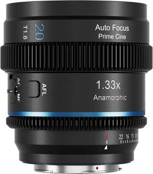 Lente Anamórfica SIRUI 20mm T1.8 1.33X, Lente de Enfoque Automático S35