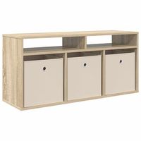 mueble bajo con cajon roble sonoma 102 x 32 x 485 cm vidaxl