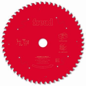 Hoja Para Sierra Circular Portátil Sin Cable Freud - Ø190 1,8/1,3 Al30 Z54 Tp 0° - F03fs10088 -fr13a003hc