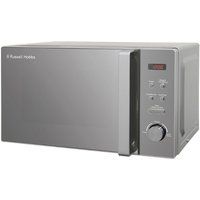 russell hobbs rhm2076s solo microwave - silver silver