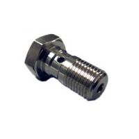 tornillo banjo m10x125 simple cabeza plana acero gris