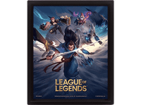 poster 3d - sherwood league of legends enmarcado licencia oficial legends