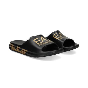 Ea7 Sandalias Hombre - Negro Talla 8