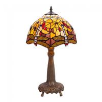 lampara de mesa cristal tiffany compact