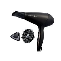 secador de pelo remington ac9095 2400 w motor ac 3 temperaturas 2 velocidades con difusor - negro