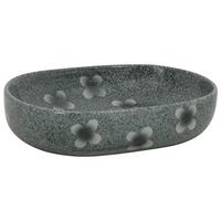 lavabo sobre encimera ovalado ceramica azul 59x40x14 cm vidaxl