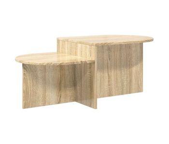 Mesa de café - mesa de centro - mesa baja roble sonoma 100 x 50 x 40 cm madera de ingeniería