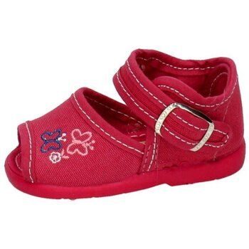 Vulca-bicha Pantuflas Lonas color rosa para niña