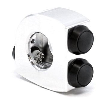 Juego de botones 22mm Motogadget M-Switch 3 botón pulido negro