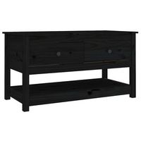 mesa de centro 49x102x55 cm madera - negro