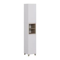 armario de bano elnor 30 x 170 cm con 2 puertas vicco