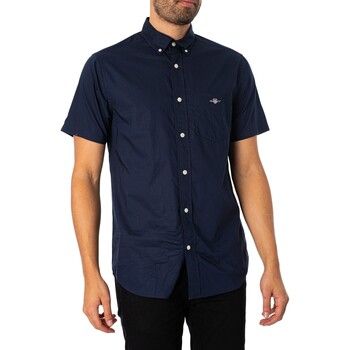 Gant Camisa manga larga Camisa Regular De Popelina Manga Corta para hombre