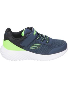 Deportiva Skechers Bounder Trekzic Azul Para Niño 26