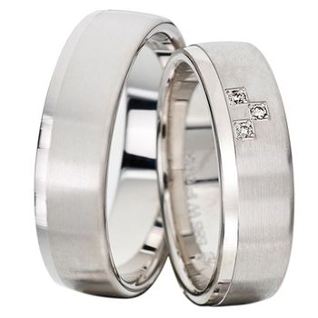 Alianzas oro blanco 6mm