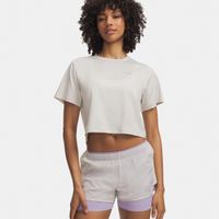 under armour explor trail run graphic  camiseta de running mujeres-blanco lila