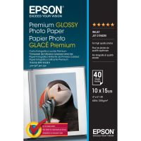 papel fotografico epson premium glossy 10x15cm 40 hojas brillo extra