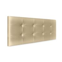 cabecero de polipiel capitone 145x60cm camas 135140 - champan