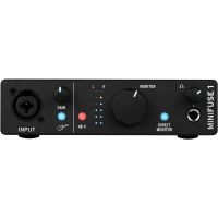 arturia minifuse 1 interfaz de audio usb compacta negra