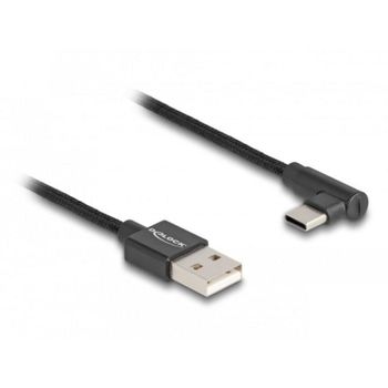 Cable USB 2.0 Delock Tipo-A macho a USB-C macho de 3 m negro