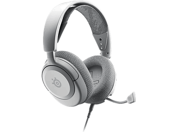 Auriculares gaming - SteelSeries Arctis Nova 1P White, Con cable, Multiplataforma, Audio espacial 360°, Blanco