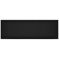 cabeceropanel de cabecero de pared 12 pcs negro 90 x 30 cm tela