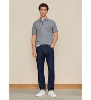 hackett london para hombre hm5600236 polo lrc small logo gris s casual algodon manga corta