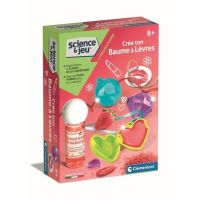 kit de ciencia clementoni para hacer balsamos labiales diy con aroma a fresa