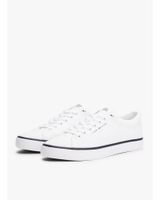 de tommy hilfiger th hi vulc core low ii mesh blanco