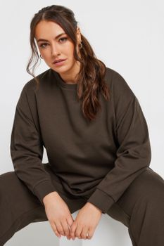 Yours Sudadera Marrón Chocolate, Mujer Curvy Y Tallas Grandes, Yours