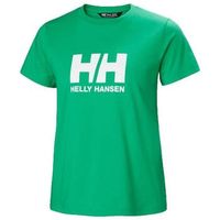 helly hansen tops y camisetas w hh logo 20 green 499 para mujer