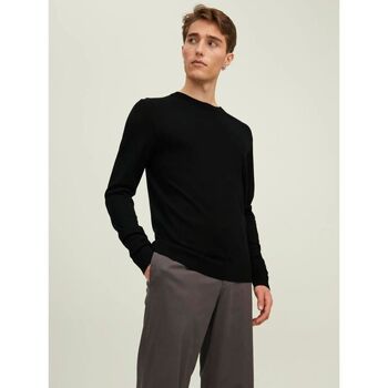 Jack & Jones Jersey 12216817 MERINO CREW-BLACK para hombre