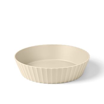 Cuenco polipropileno beige mate diam. 25cm