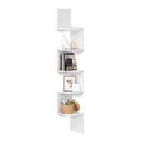 estanteria de esquina en pared esquinera libros para dormitorio sala de estar bianco