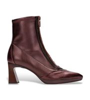 hispanitas para mujer chi254186 botines de piel atlanta burdeos 40 5 a 8cm cremallera casual