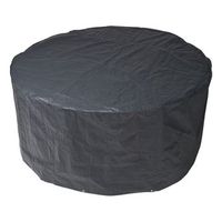 funda de muebles de jardin para mesas redondas 205x205x90 cm nature