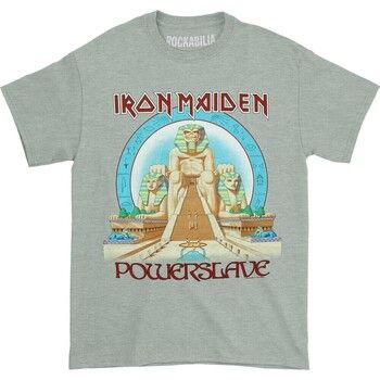 Iron Maiden Camiseta manga larga Powerslave Egypt para mujer