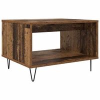 mesa de cafe - mesa de centro - mesa baja madera vieja 60 x 50 x 40 cm madera contrachapada