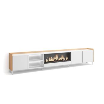 Mueble Tv, Televisión, Muebles De Salón, Almacenaje, 315x61x35 Cm, Para Tv Hasta 80