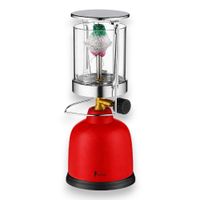lampara a gas portatil karawan roja para camping y emergencias con iluminacion potente y diseno outdoor resistente